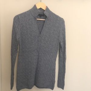 Womens Brooks Brothers cable knit sweater